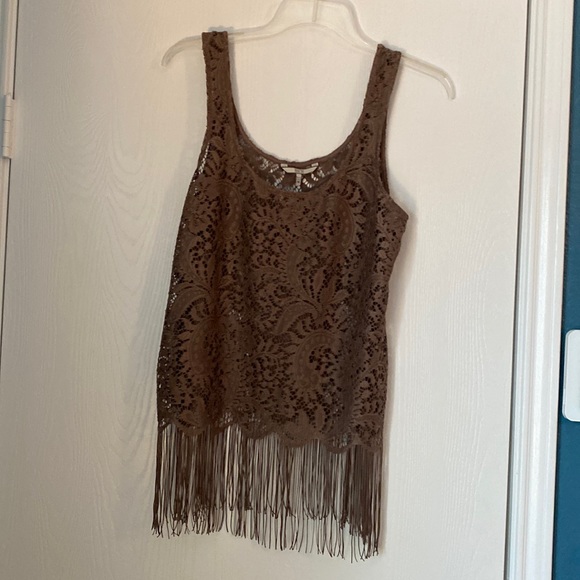 BKE brown tunic top size Medium - Picture 1 of 4